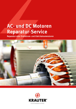 Prospekt Reparatur AC DC Motoren