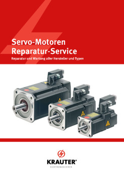 Prospekt Reparatur Servomotoren