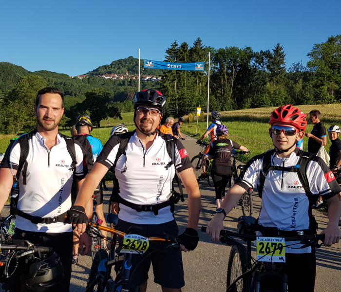 KRAUTER Radsportteam fährt für den guten Zweck