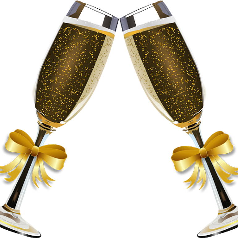 6 Neujahr Sekt