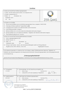 Zertifikat: REMONDIS Entsorgung