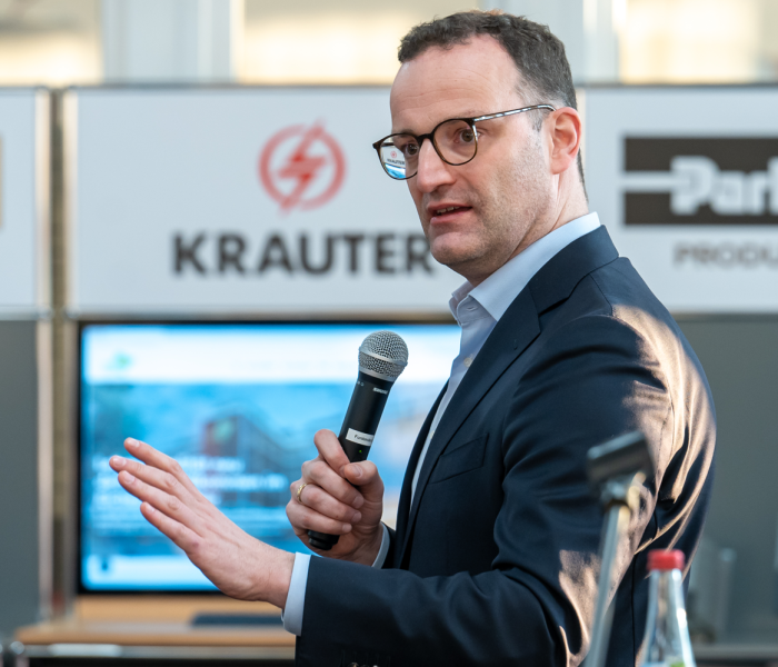 Jens Spahn zu Gast bei Krauter